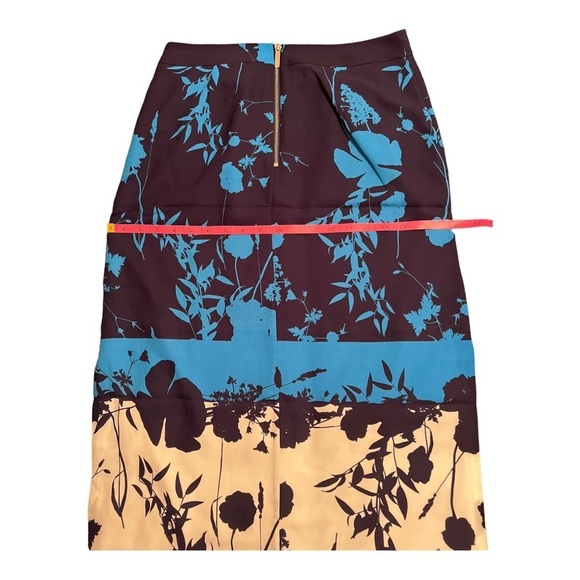 NWT Ted Baker London Selaah Bluebell Slit MIDI Skirt size 6 (Ted size 2) - Picture 13 of 13